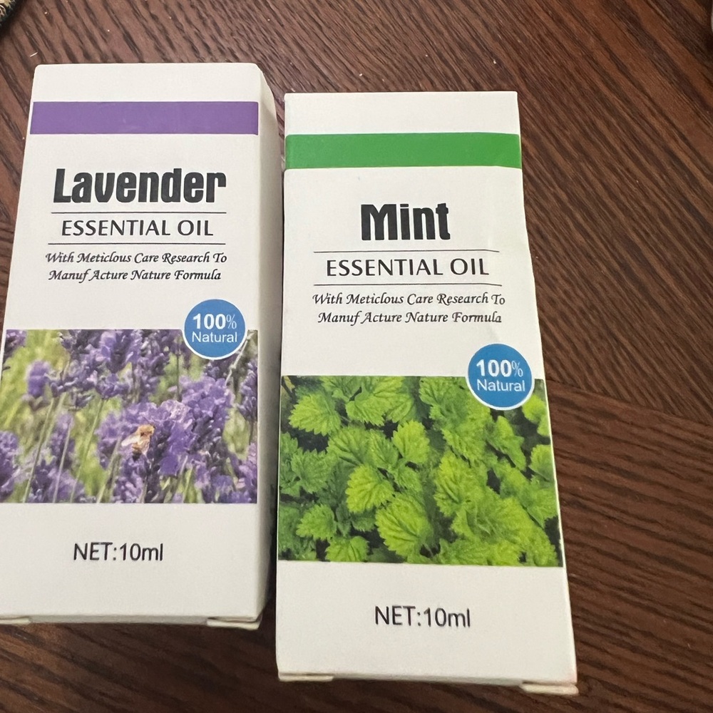 Lavender and Mint Essential Oils